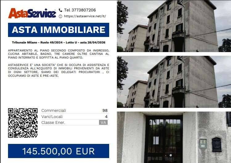 appartamento in vendita a Milano in zona Rogoredo