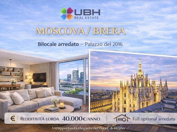 appartamento in vendita a Milano in zona Brera
