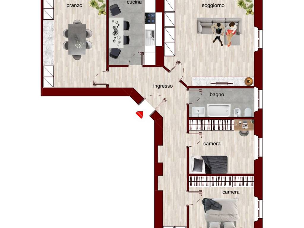 appartamento in vendita a Milano in zona Città Studi