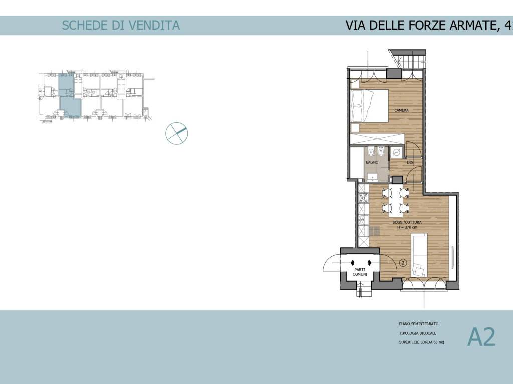 appartamento in vendita a Milano