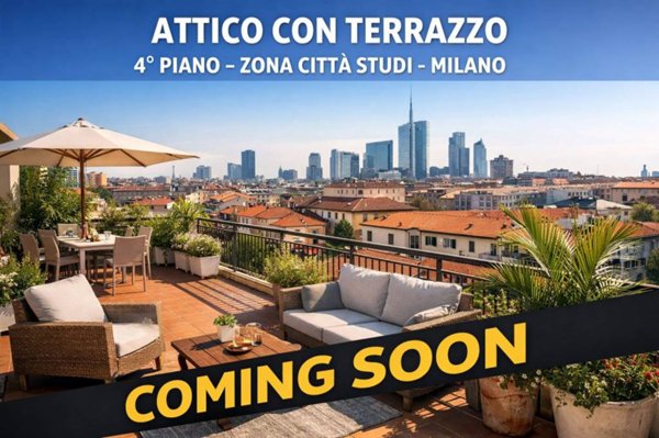 appartamento in vendita a Milano in zona Città Studi