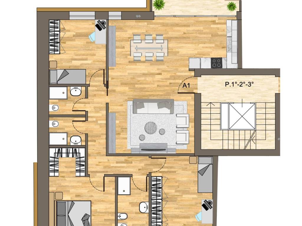 appartamento in vendita a Milano in zona Sempione