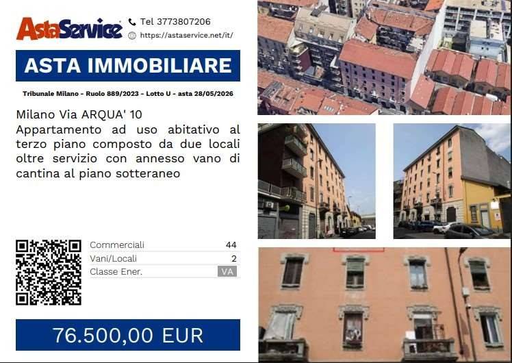 appartamento in vendita a Milano