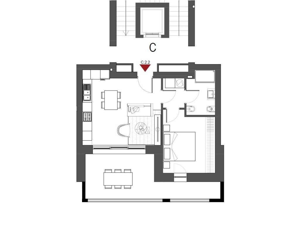 appartamento in vendita a Milano in zona Barona