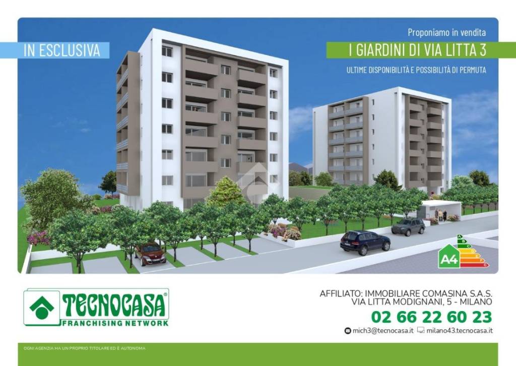 appartamento in vendita a Milano in zona Comasina