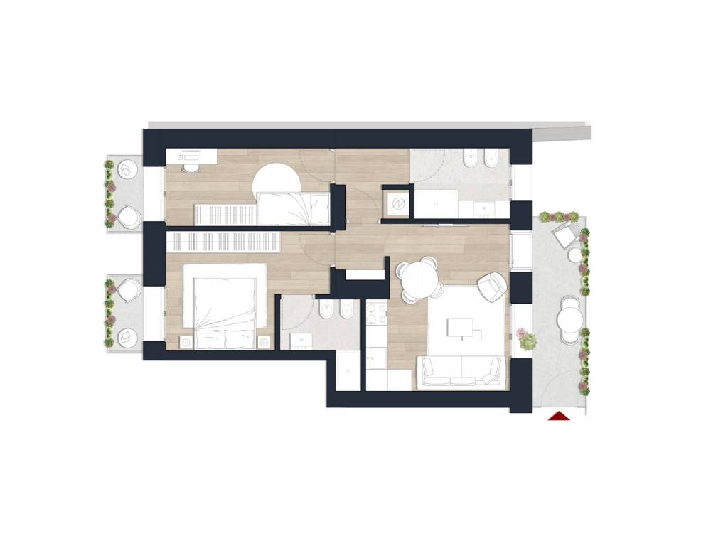 appartamento in vendita a Milano in zona Baggio