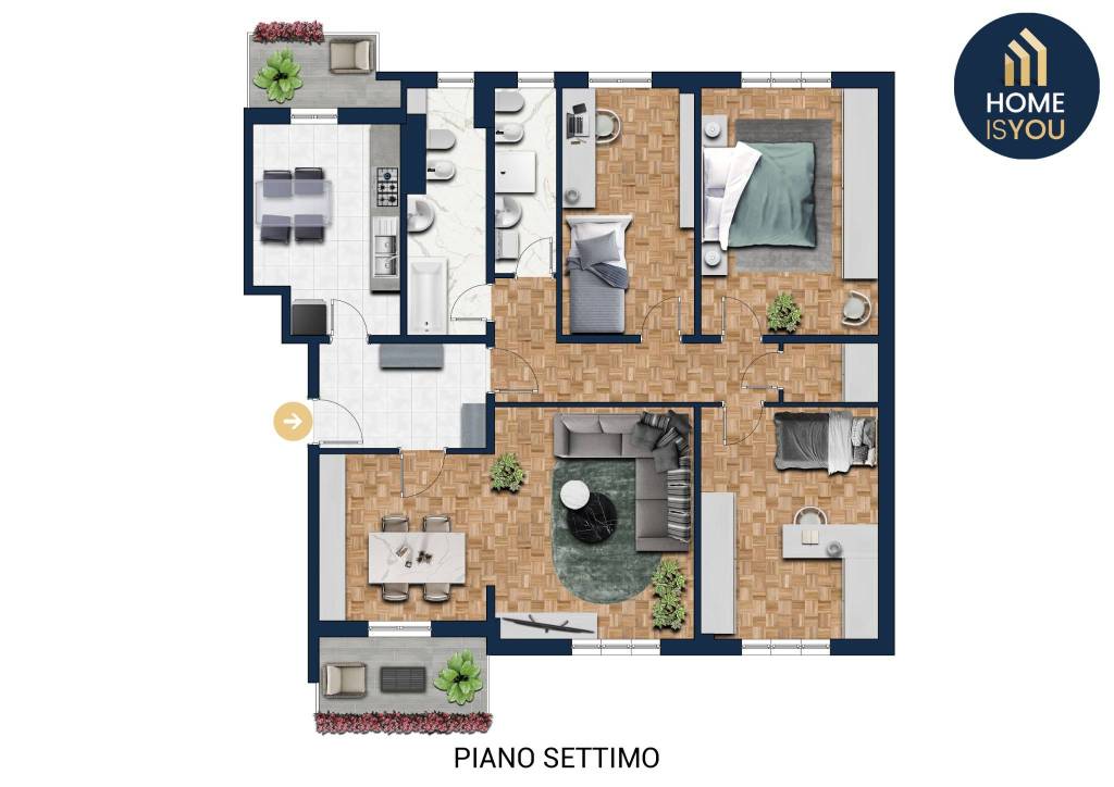 appartamento in vendita a Milano in zona Gratosoglio
