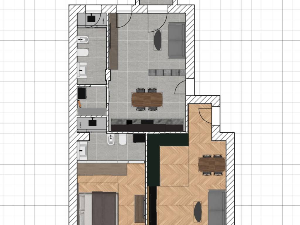appartamento in vendita a Milano in zona Guastalla