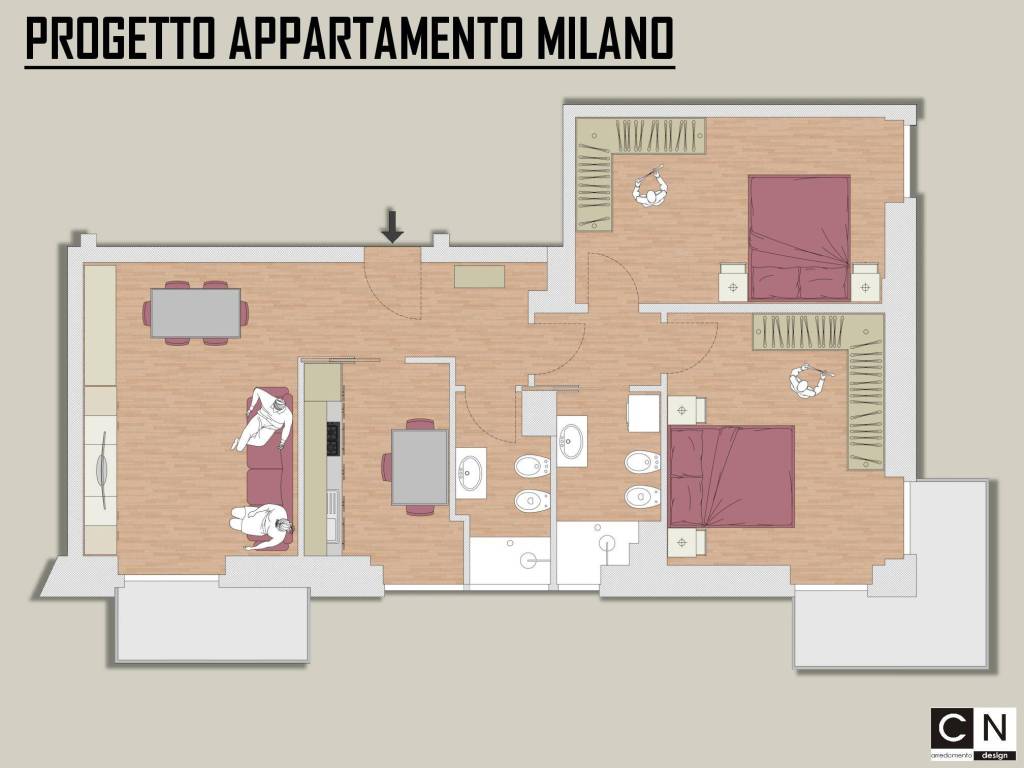 appartamento in vendita a Milano in zona Porta Romana