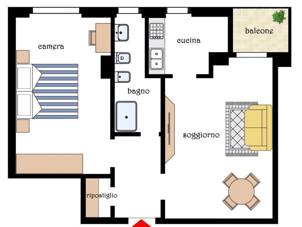 appartamento in vendita a Milano in zona Piazzale Lodi
