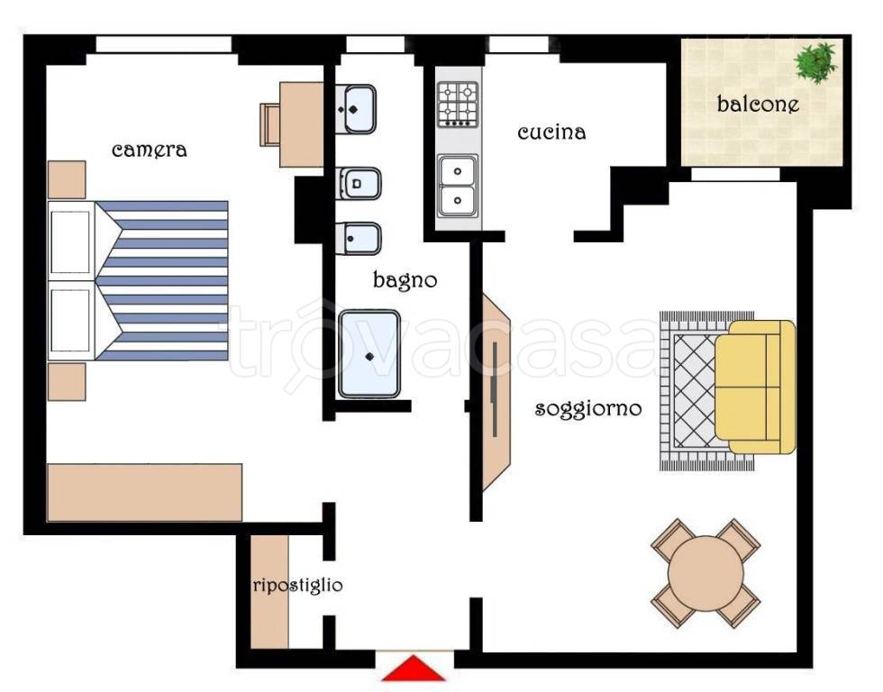appartamento in vendita a Milano in zona Piazzale Lodi