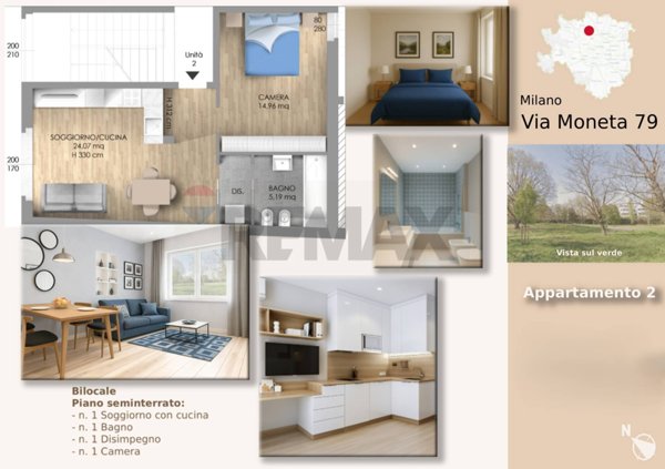 appartamento in vendita a Milano in zona Affori