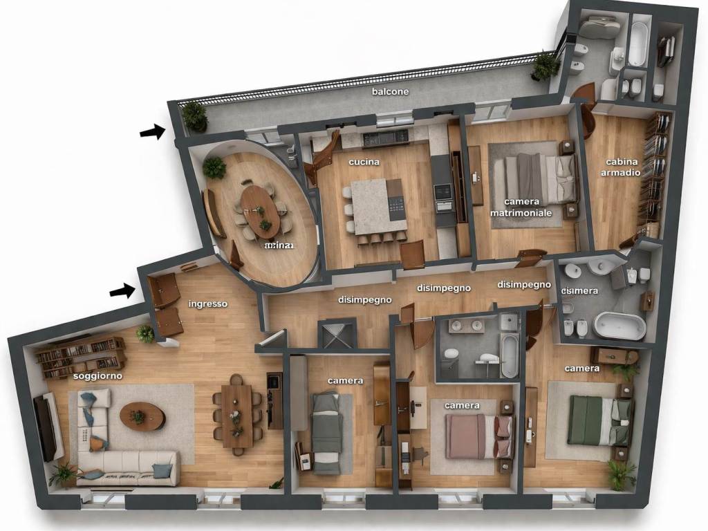 appartamento in vendita a Milano in zona Sant'Ambrogio