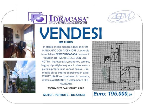 appartamento in vendita a Milano in zona Turro