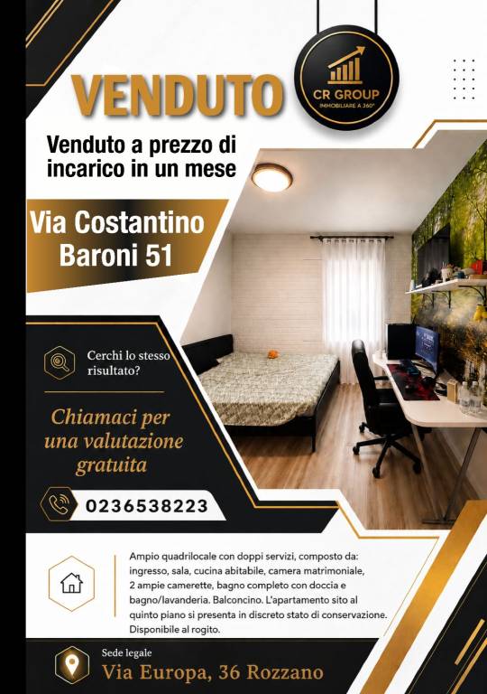 appartamento in vendita a Milano in zona Gratosoglio