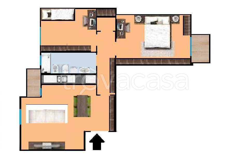 appartamento in vendita a Milano in zona Baggio