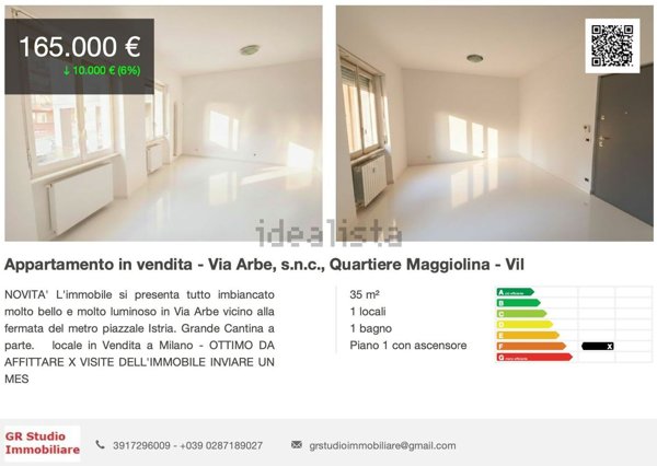 appartamento in vendita a Milano