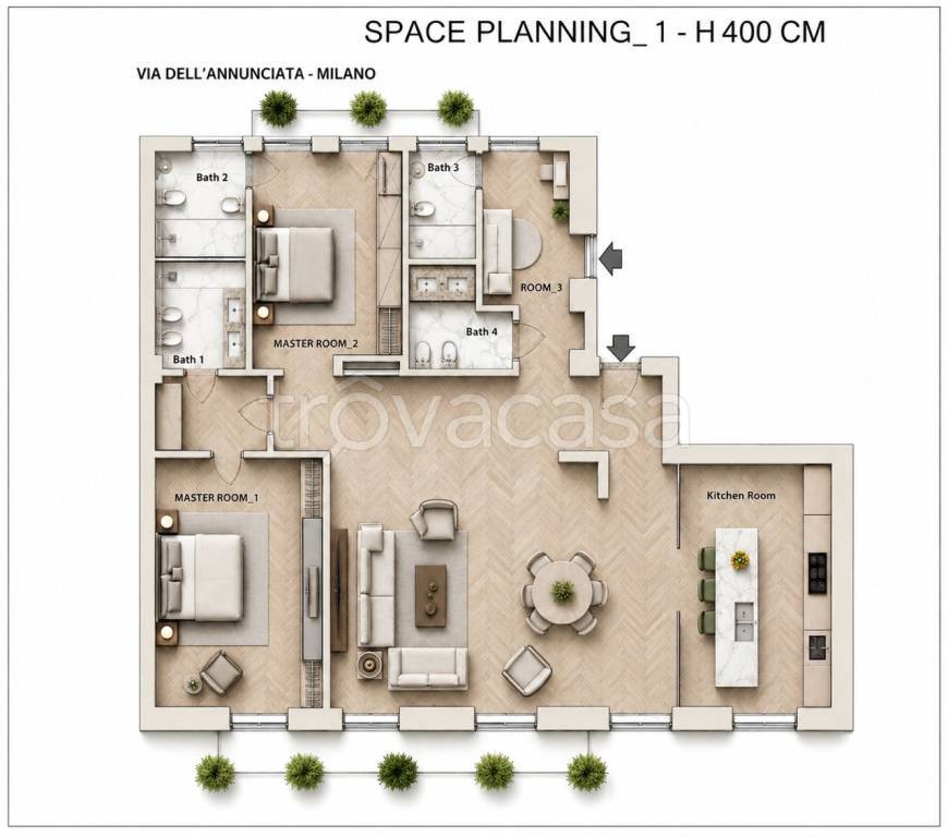 appartamento in vendita a Milano in zona Brera