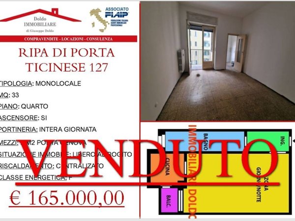 appartamento in vendita a Milano in zona San Cristoforo