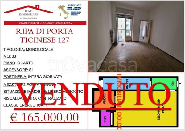 appartamento in vendita a Milano in zona Porta Genova