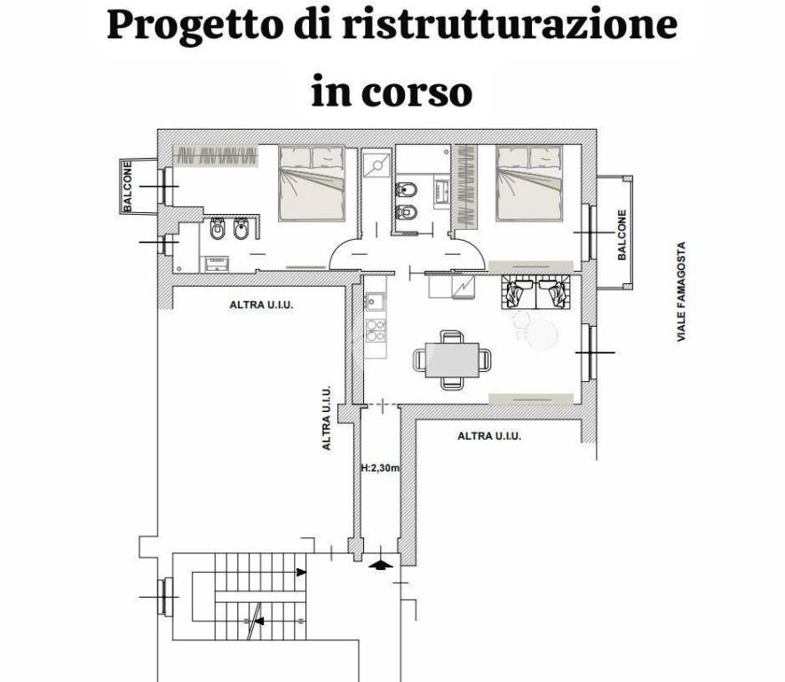 appartamento in vendita a Milano in zona Famagosta