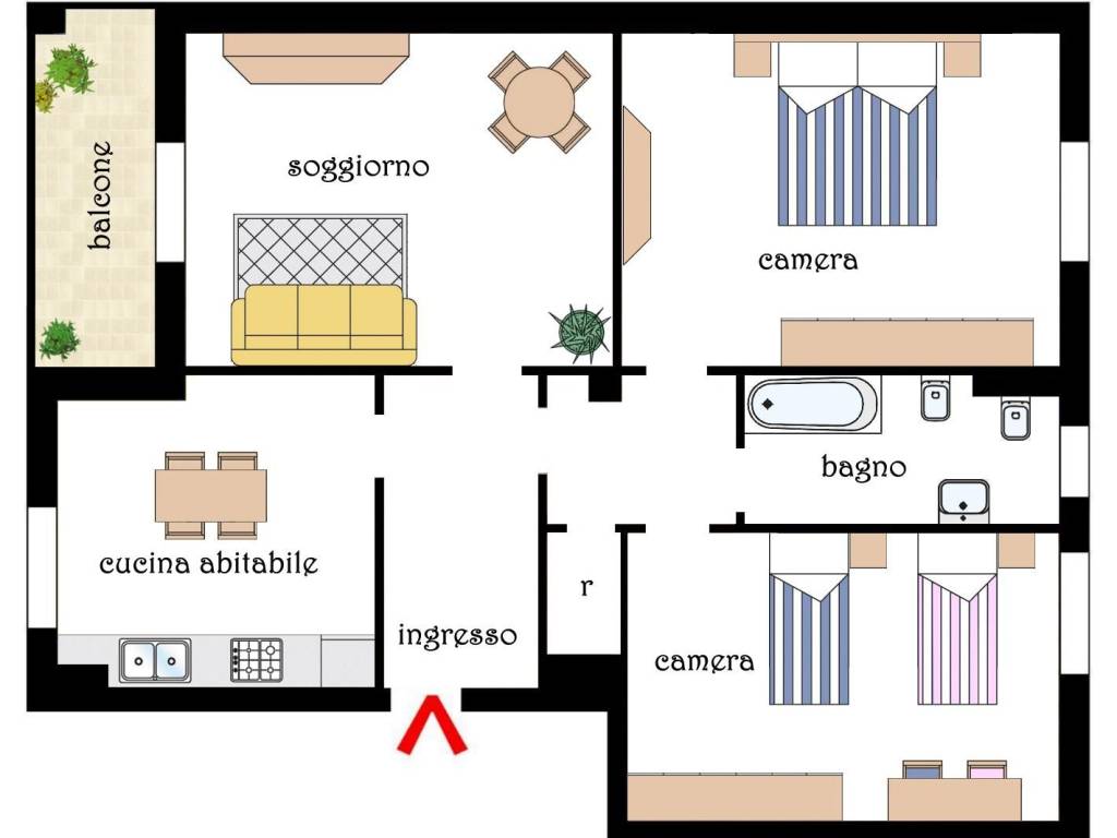 appartamento in vendita a Milano in zona Piazzale Lodi