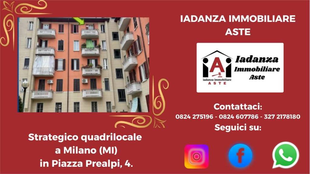 appartamento in vendita a Milano in zona Villapizzone