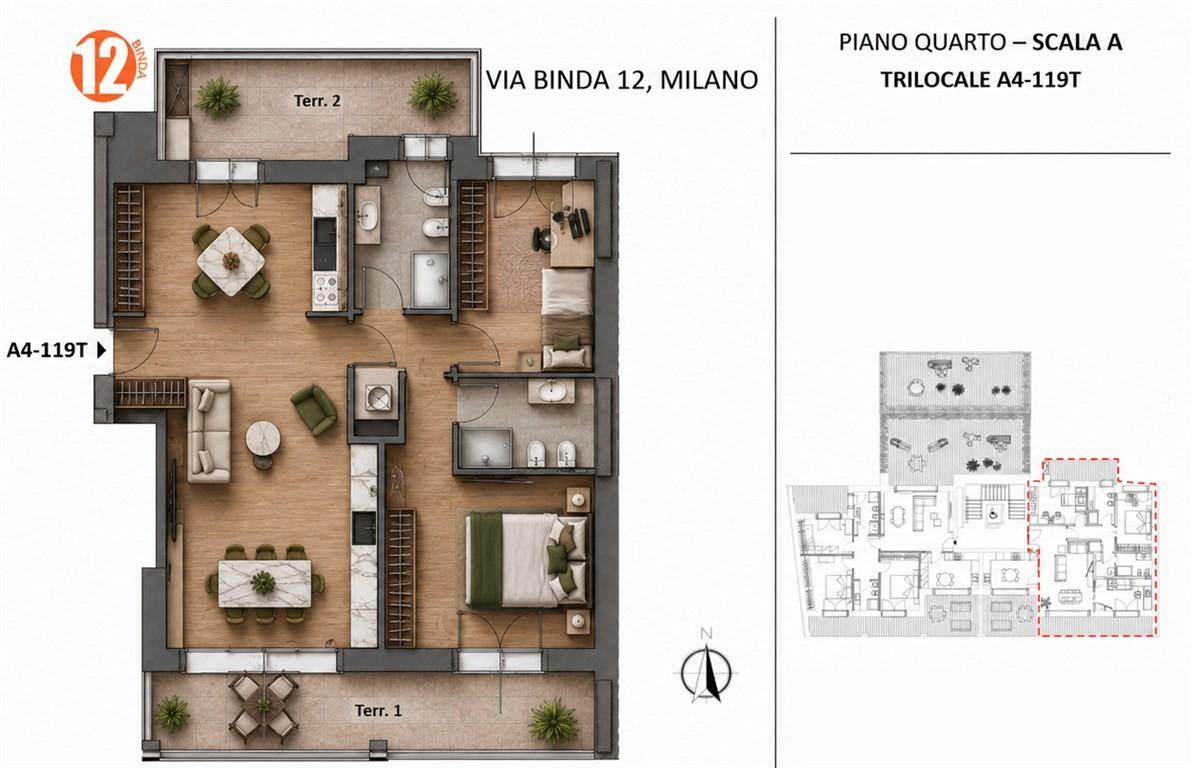 appartamento in vendita a Milano in zona Barona
