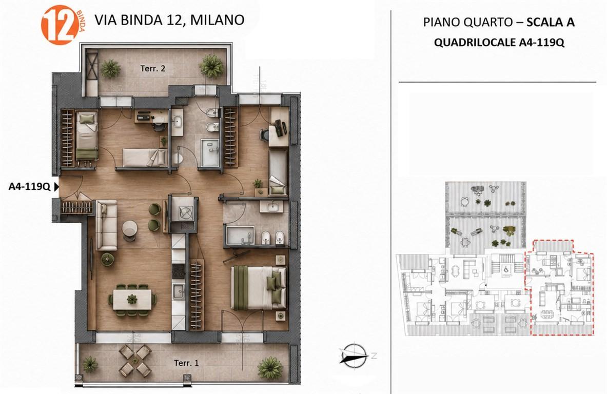 appartamento in vendita a Milano