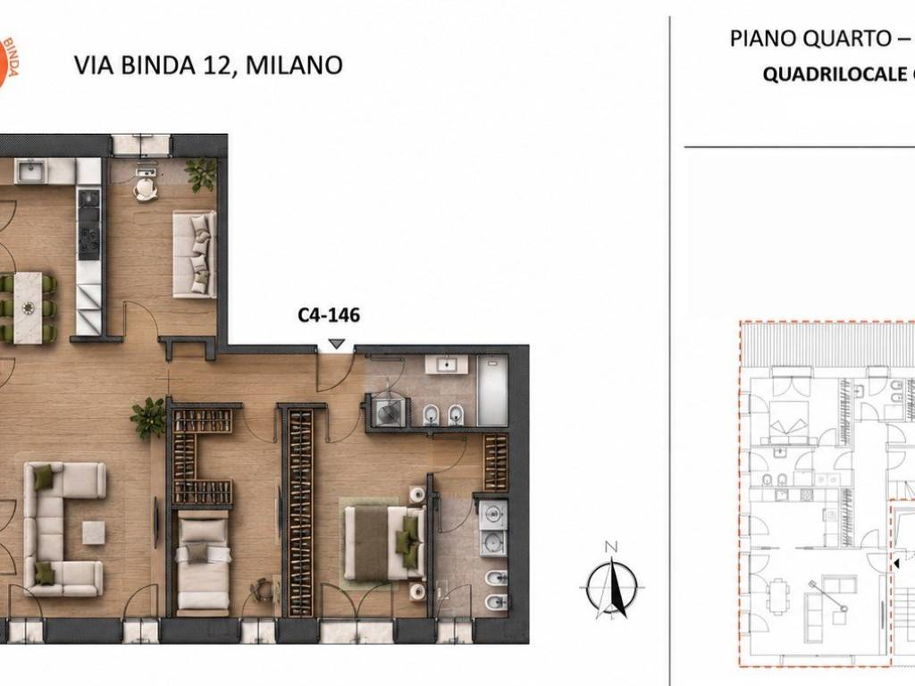 appartamento in vendita a Milano in zona Barona