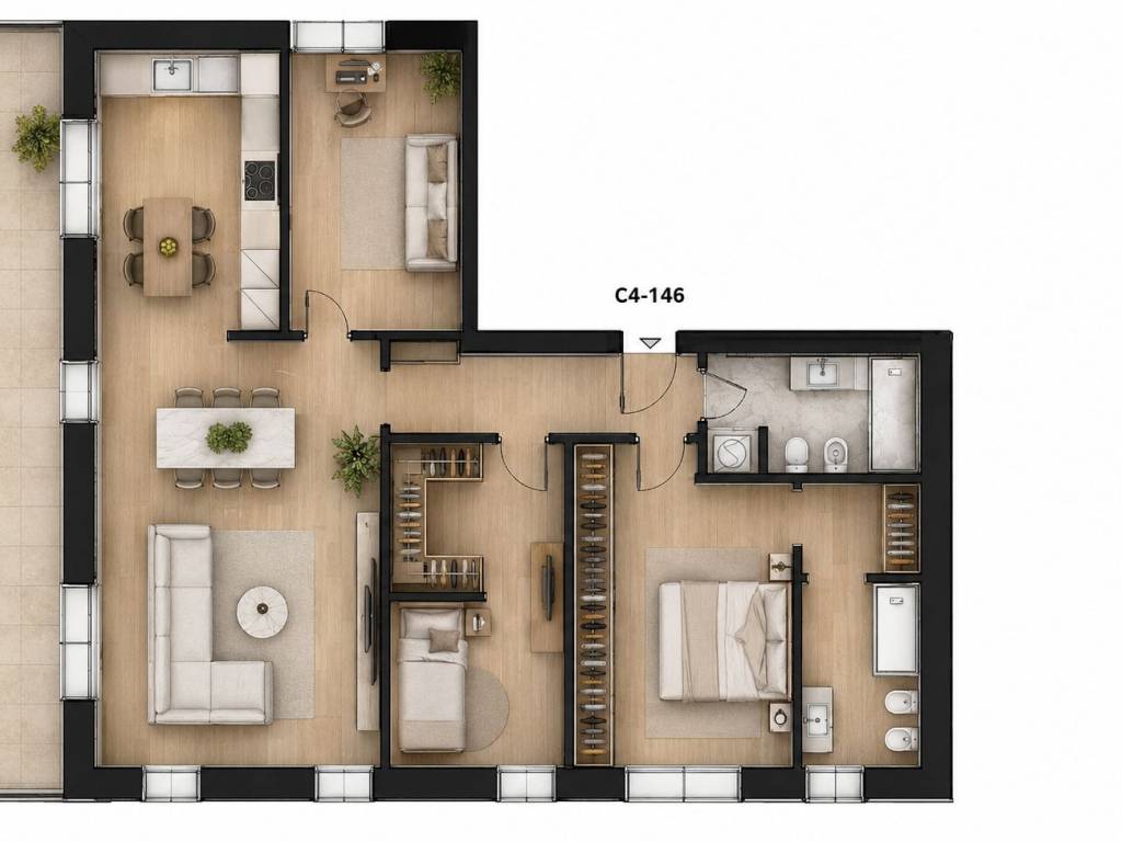 appartamento in vendita a Milano in zona Barona