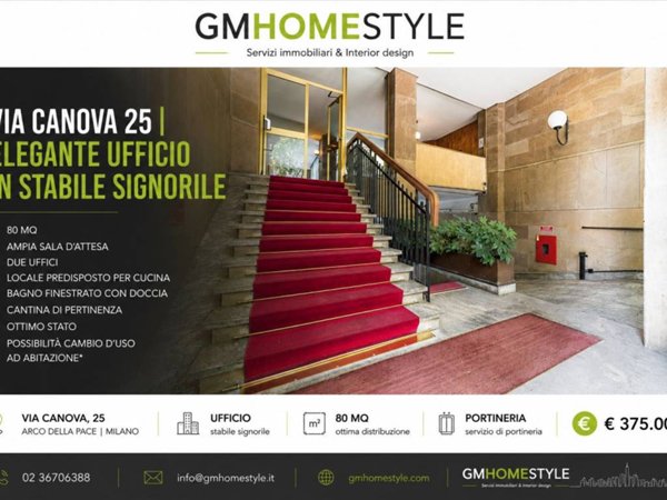 ufficio in vendita a Milano in zona Sempione