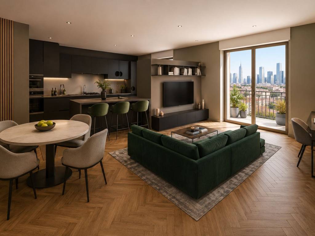 appartamento in vendita a Milano in zona Porta Nuova