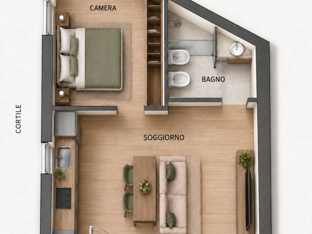 appartamento in vendita a Milano in zona Città Studi