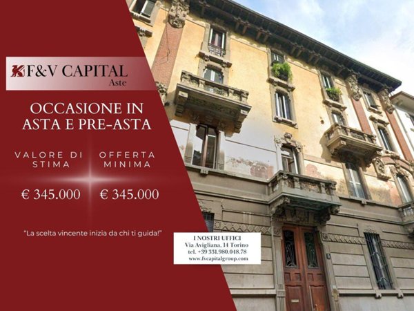 appartamento in vendita a Milano in zona Sempione