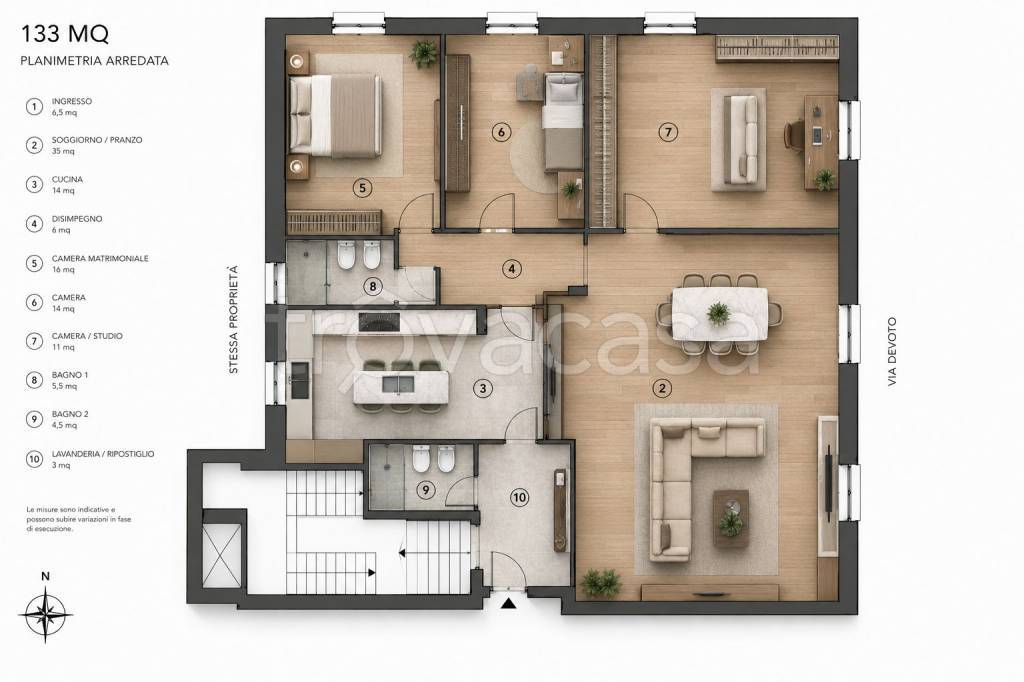 appartamento in vendita a Milano in zona Città Studi