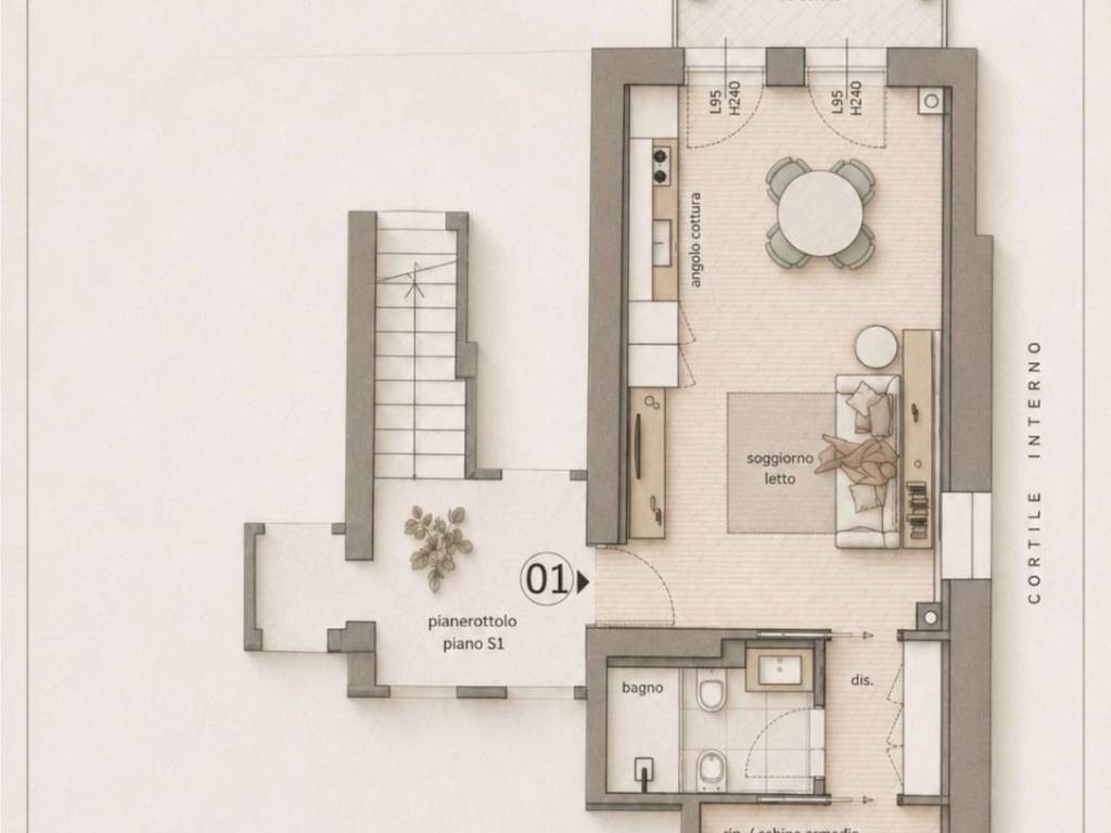 appartamento in vendita a Milano