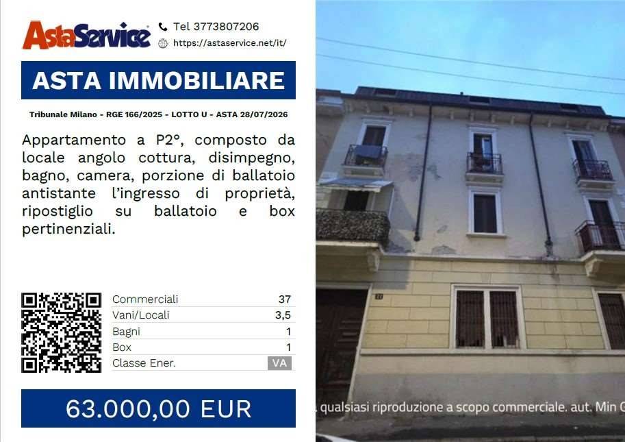 appartamento in vendita a Milano in zona Baggio