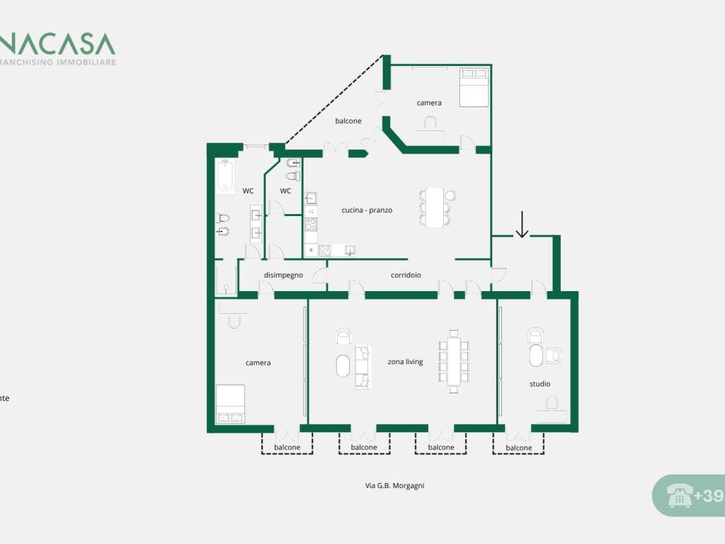 appartamento in vendita a Milano in zona Porta Venezia