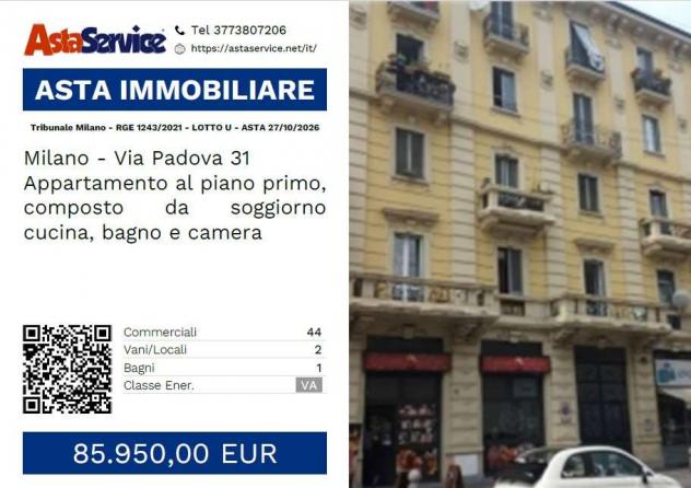 appartamento in vendita a Milano