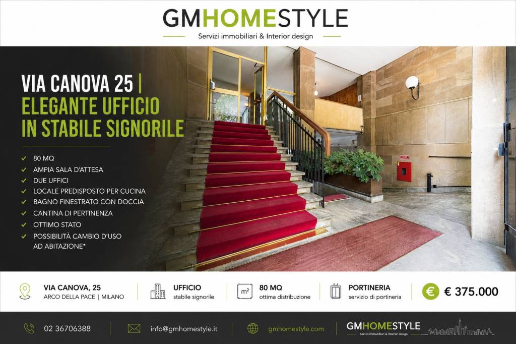 ufficio in vendita a Milano in zona Sempione