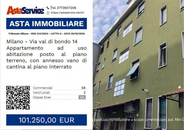 appartamento in vendita a Milano in zona Comasina
