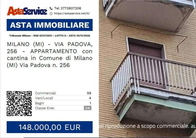 appartamento in vendita a Milano in zona Crescenzago