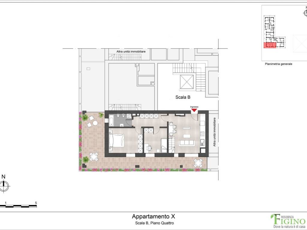 appartamento in vendita a Milano in zona Trenno