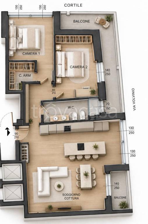 appartamento in vendita a Milano in zona Chiesa Rossa