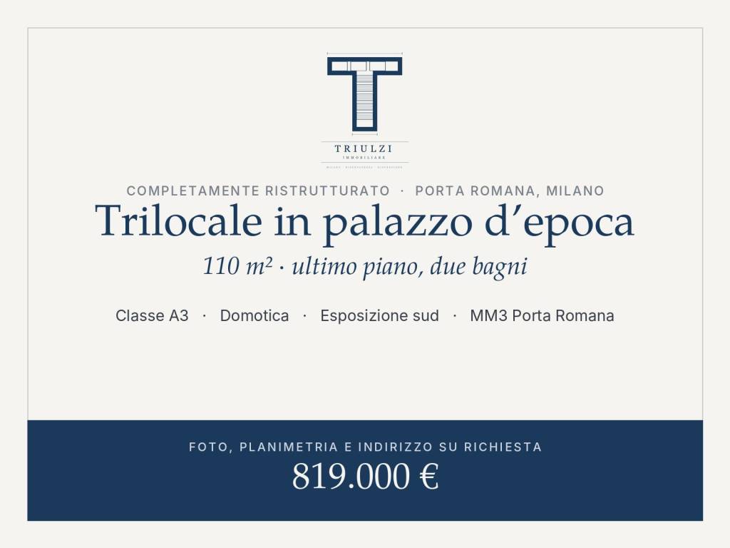 appartamento in vendita a Milano in zona Porta Romana