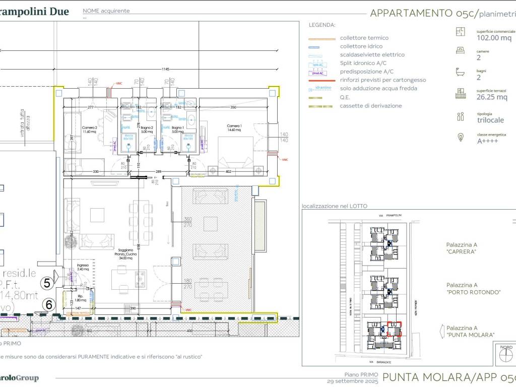 appartamento in vendita a Novate Milanese