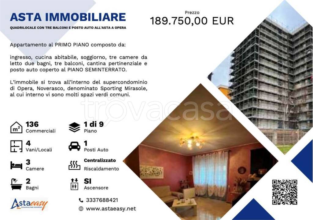 appartamento in vendita ad Opera