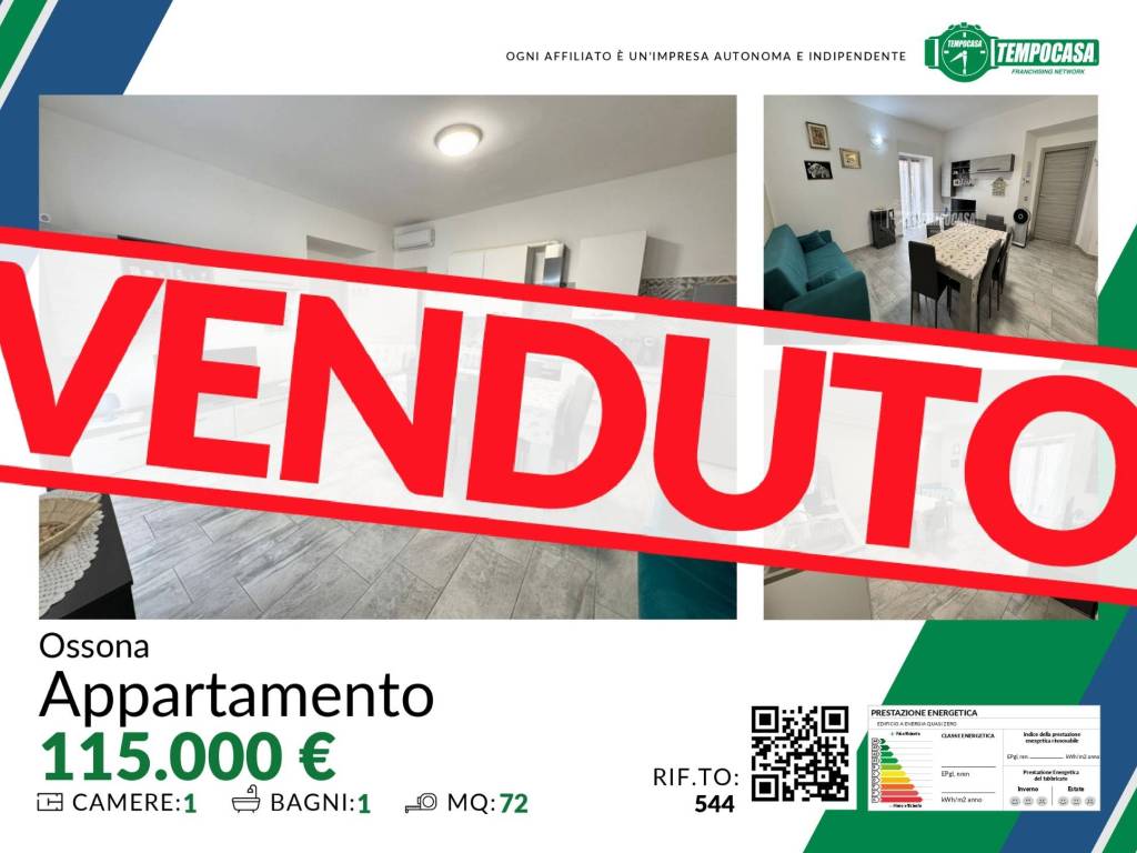 appartamento in vendita ad Ossona in zona Asmonte
