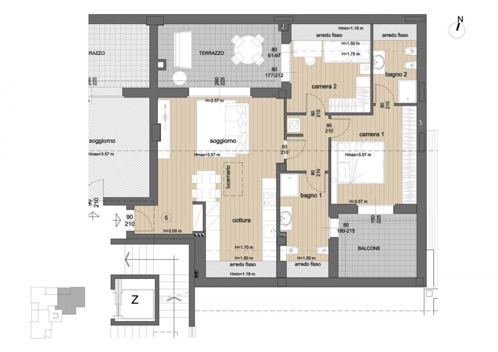appartamento in vendita a Paderno Dugnano in zona Palazzolo Milanese